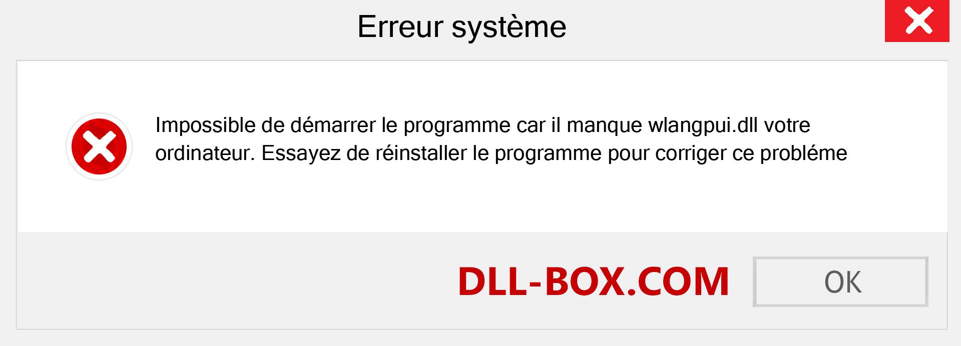 Le fichier wlangpui.dll est manquant ?. Télécharger pour Windows 7, 8, 10 - Correction de l'erreur manquante wlangpui dll sur Windows, photos, images